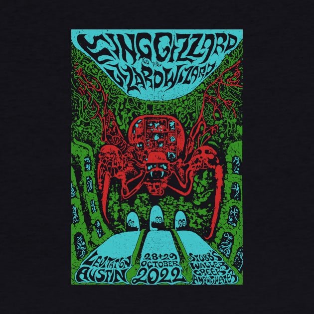 King Gizzard & Lizard Wizard Spider by demarsi anarsak